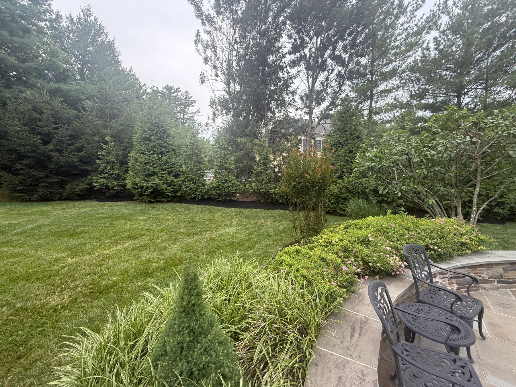 Weekly lawn care and bed maintenance